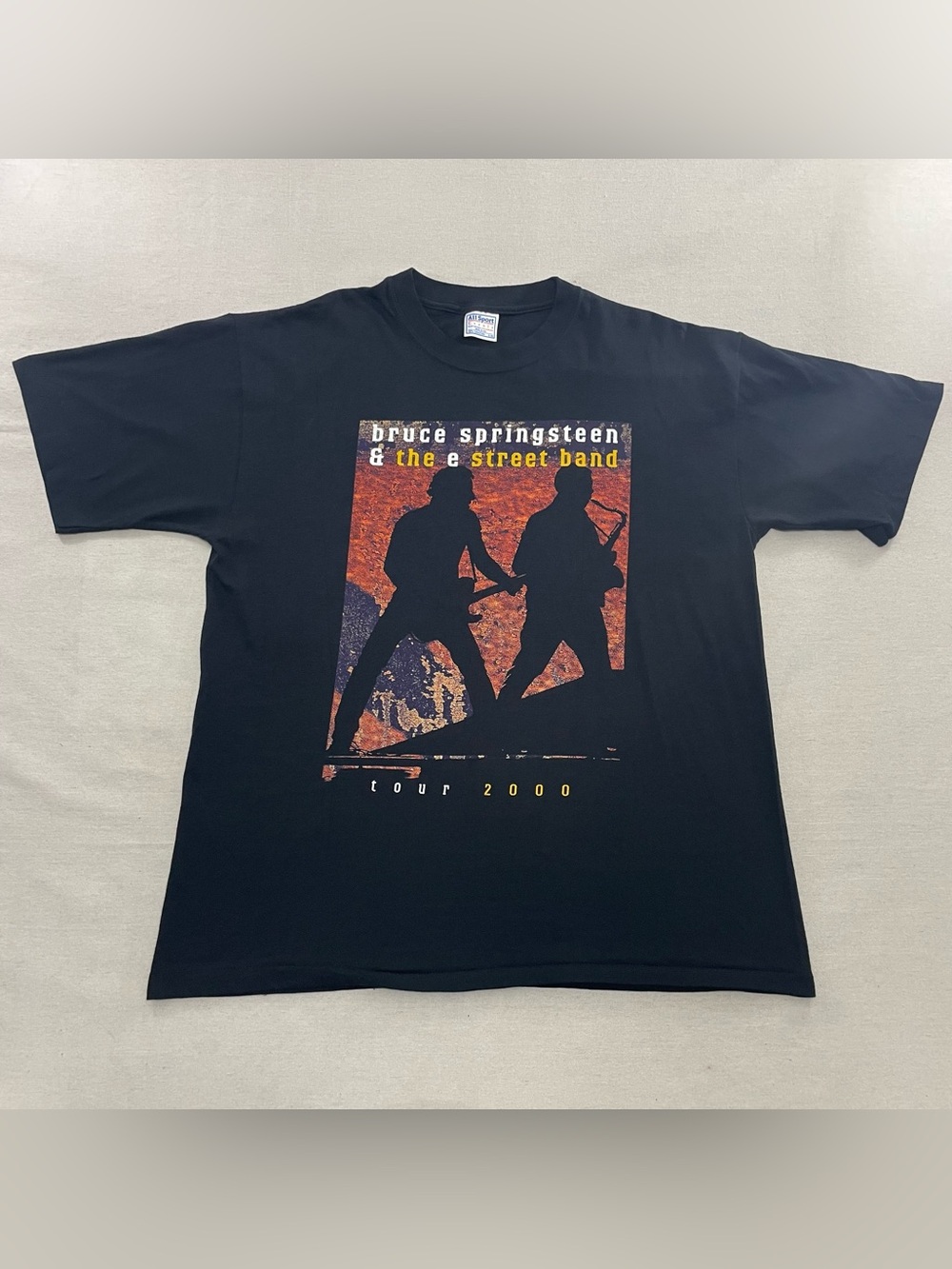 Vintage 1999-2000 Bruce Springsteen E Street Band Tour Tee All Sport XL USA